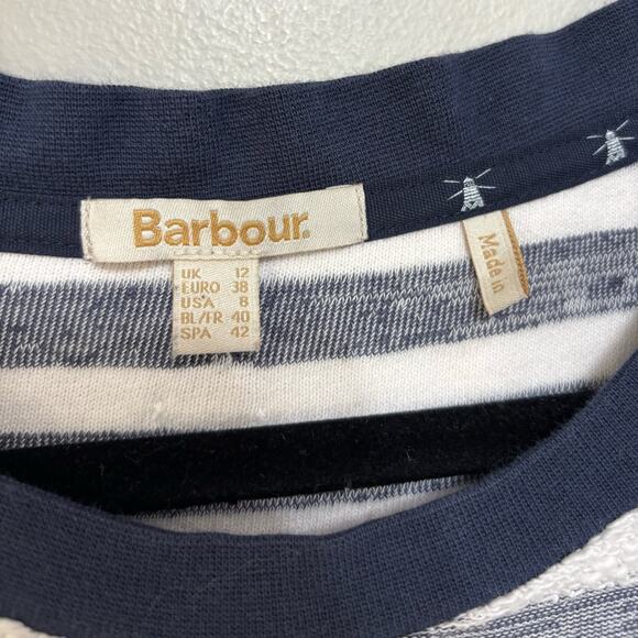 Barbour Women’s Newhaven Dress in Chambray Stripe - Size 8 - Picture 8 of 12